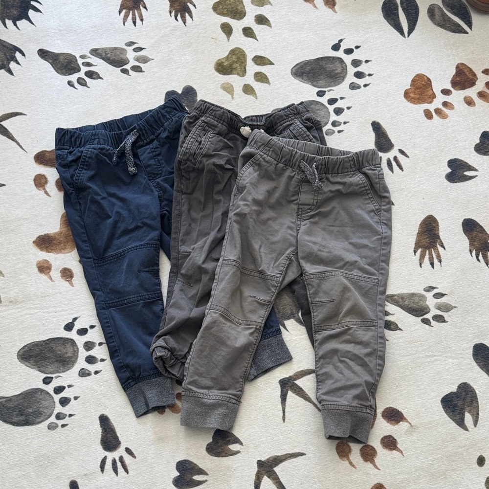 Cat & Jack Kids Joggers - Navy and Gray